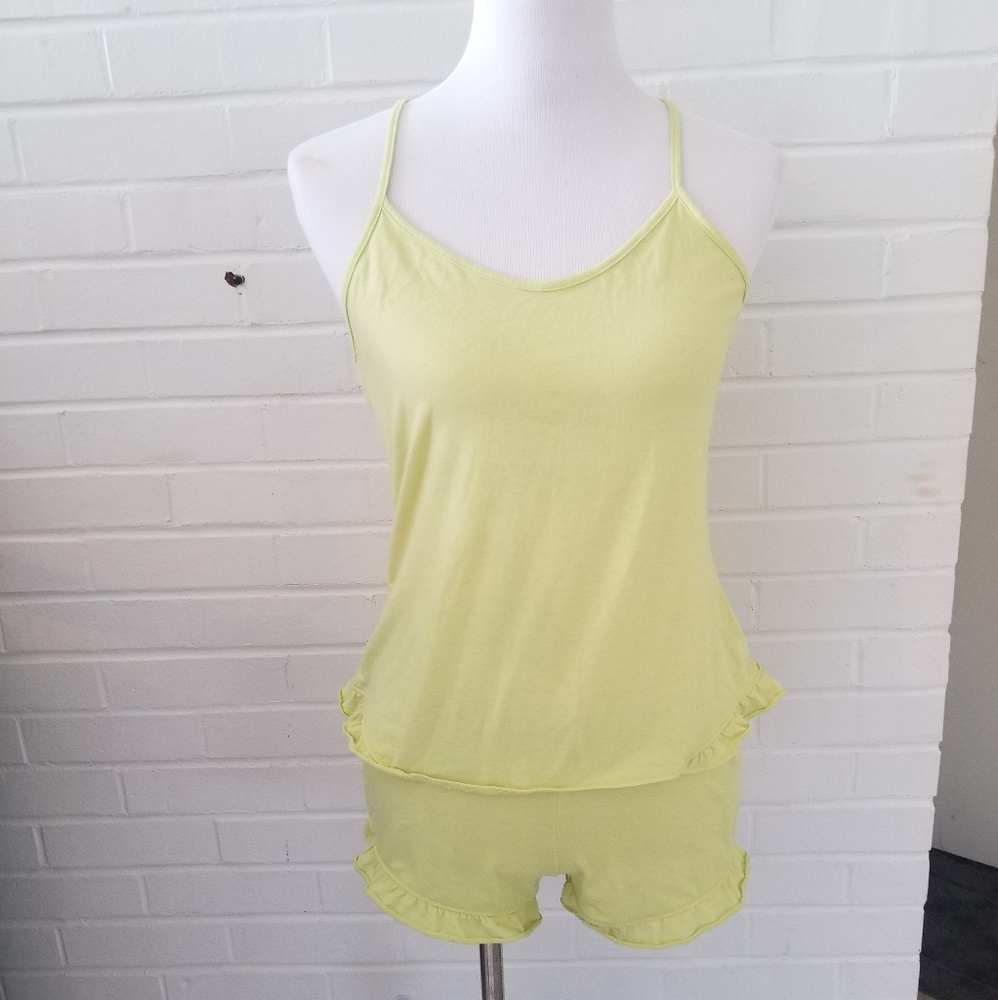 VS two piece sleep set yellow